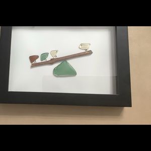 Hand Made Beach Glass/Pebble Art